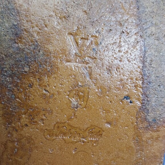 Louis Vuitton Denim Blue Buckle Bom Dia Monogram Flat Sandal - Picture 6 of 15